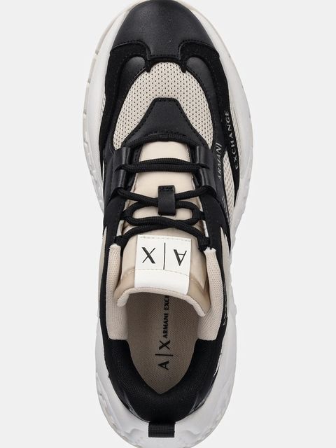 Armani Exchange sneakersy damskie kolor beżowy XDX120 XV708 MZ290