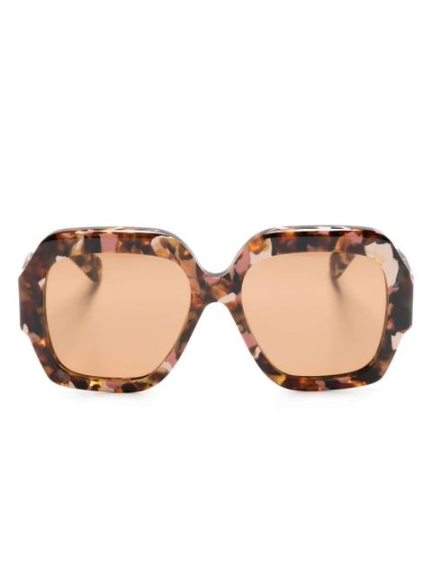 Chloé Eyewear Gayia square-frame sunglasses - Brown - zdjęcie produktu nr 1