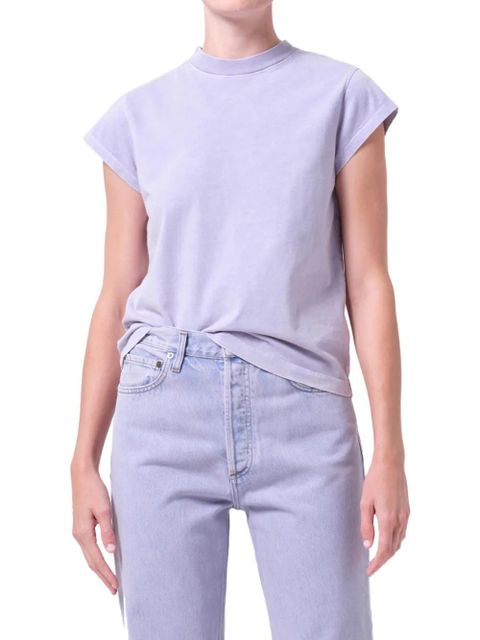 AGOLDE Bryce cap-sleeve T-shirt - Purple - zdjęcie produktu nr 2