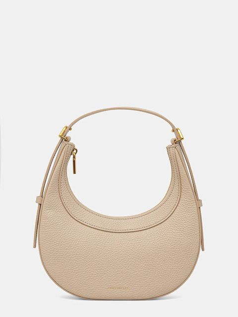 Coccinelle torebka skórzana kolor beżowy E5 PIP 53 01 01 - zdjęcie produktu nr 1