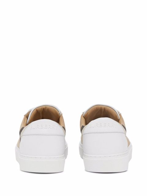 Burberry House Check low-top sneakers - White