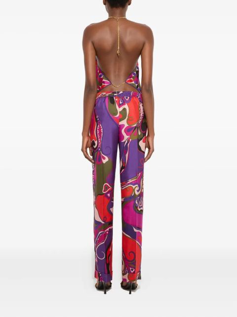 PUCCI Iride print chain top - Purple