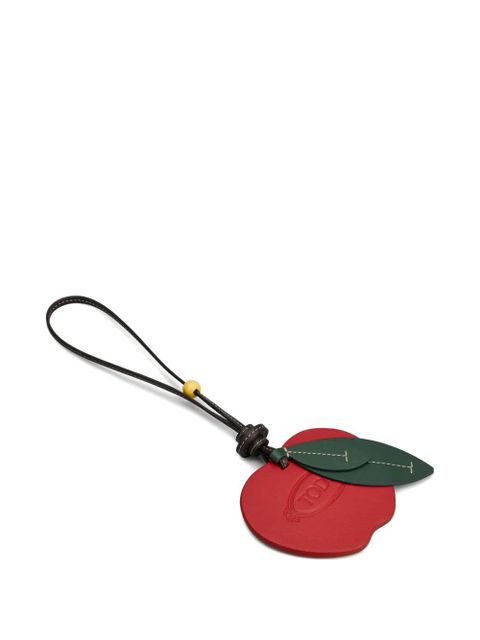 Tod's apple-charm keyring - Red - zdjęcie produktu nr 2