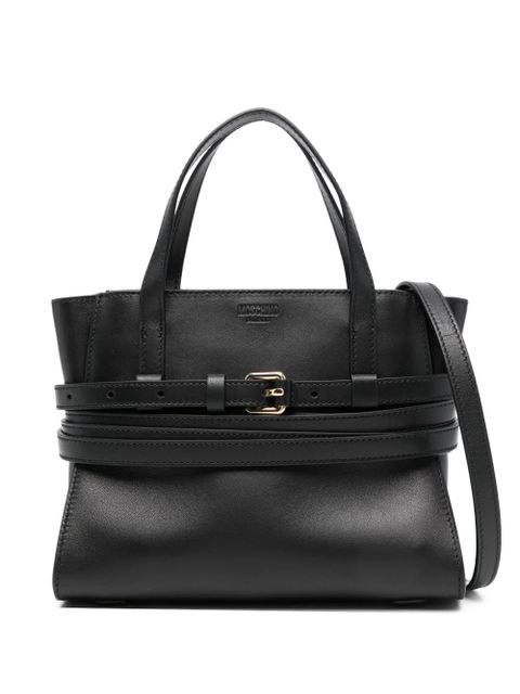 Moschino buckle-strap tote bag - Black - zdjęcie produktu nr 1