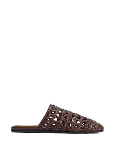 Giuseppe Zanotti hand-woven cage slipper - Brown - zdjęcie produktu nr 1