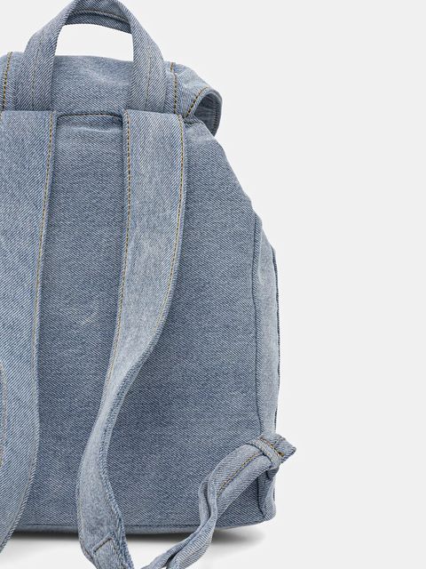 Calvin Klein plecak damski kolor niebieski duży gładki LV04F3216G