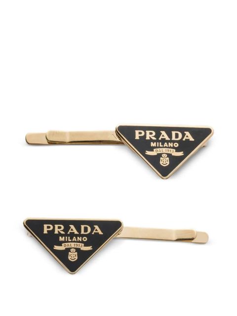 Prada metal hair clips - Gold - zdjęcie produktu nr 1