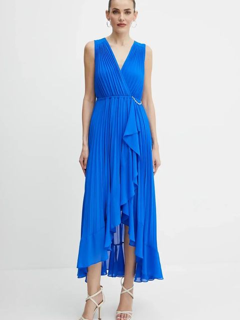 Morgan sukienka ROSYTA kolor fioletowy maxi rozkloszowana ROSYTA - zdjęcie produktu nr 1