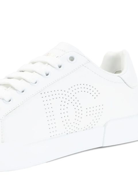 Dolce & Gabbana leather sneakers - White