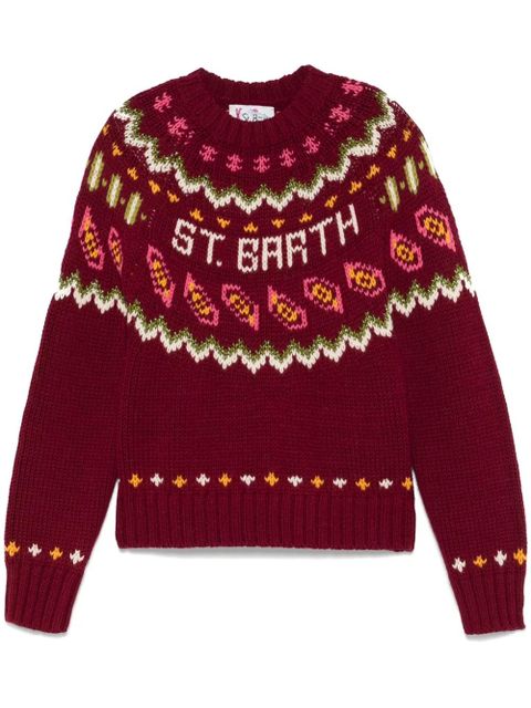 MC2 Saint Barth Kyla Nordic sweater - Red - zdjęcie produktu nr 1