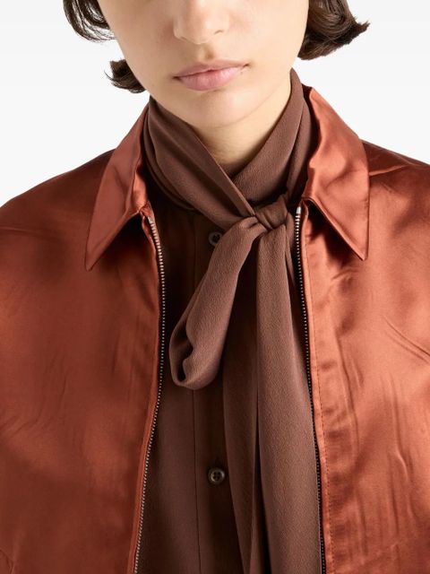 Prada Marocain shirt - Brown - zdjęcie produktu nr 2