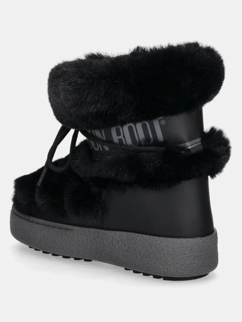 Moon Boot śniegowce MB LTRACK FAUX FUR WP kolor czarny 80D2450130 N001