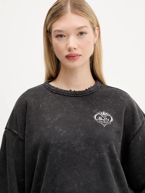 adidas Originals bluza bawełniana 20th Century Fox Disney damska kolor czarny z nadrukiem JX1276 - zdjęcie produktu nr 2