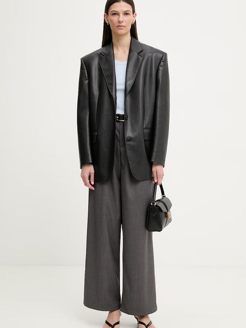 Calvin Klein longsleeve damski z modalem - zdjęcie produktu nr 1