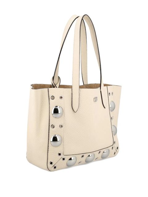 Valentino Garavani stud-embellished tote bag - Neutrals