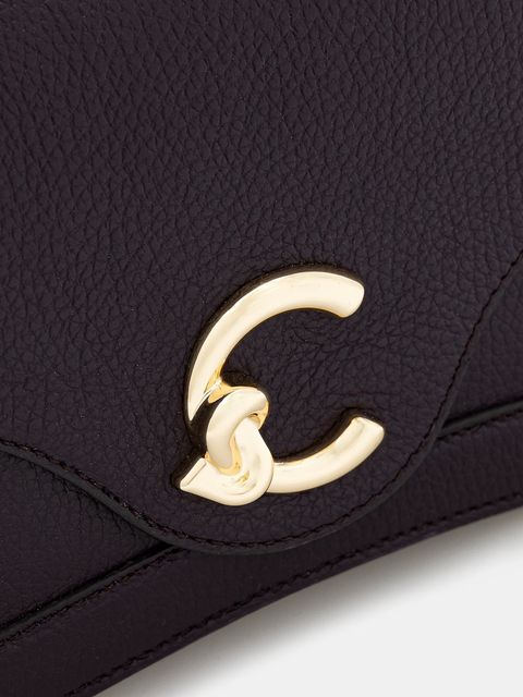 Coccinelle torebka skórzana kolor fioletowy E1 SSL 12 01 01