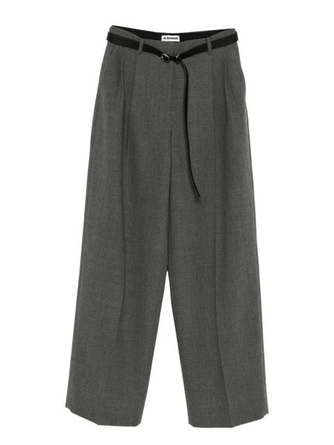 Jil Sander belted pants - Grey - zdjęcie produktu nr 1