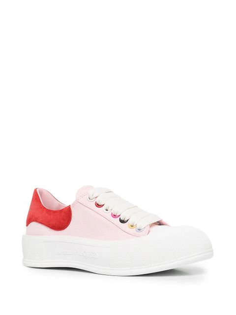 Alexander McQueen low-top canvas sneakers - Pink
