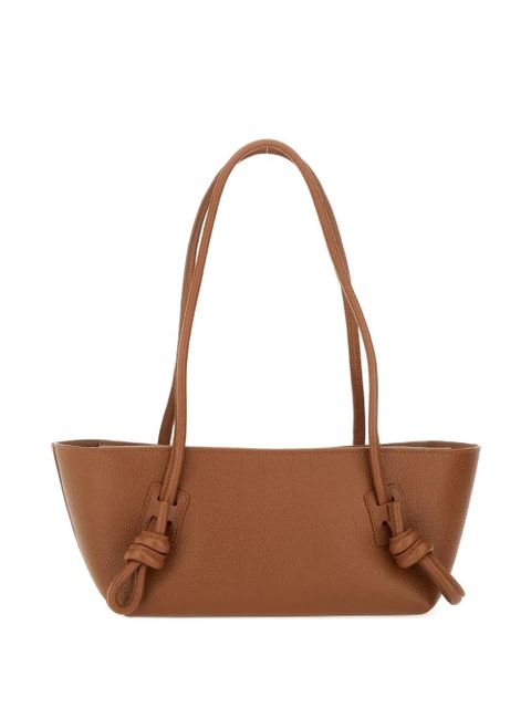 Hereu knotted leather shoulder bag - Brown - zdjęcie produktu nr 1