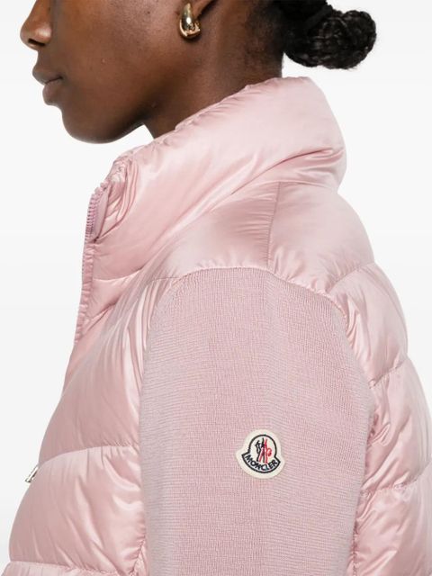 Moncler quilted shell jacket - Pink