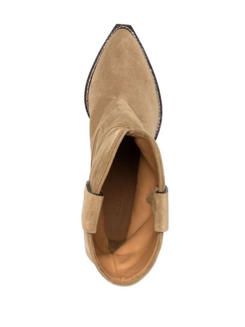 Isabel Marant Leyane cowboy-style boots - Neutrals