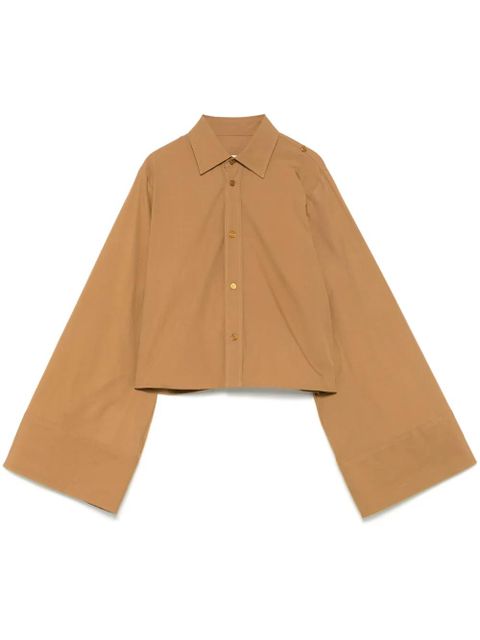 MM6 Maison Margiela cotton shirt - Brown - zdjęcie produktu nr 1