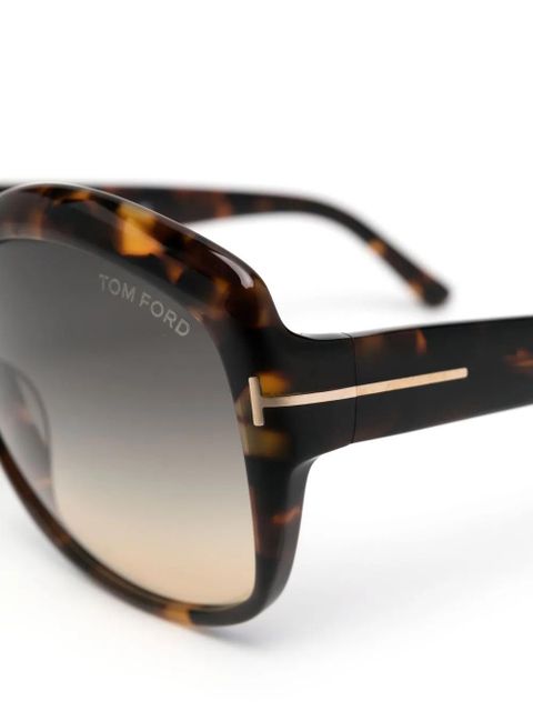 TOM FORD Eyewear Chiara cat-eye sunglasses - Brown