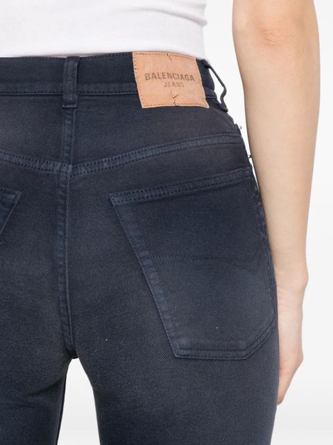 Balenciaga front pockets denim jeans - Blue