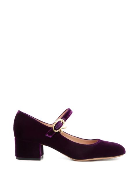 Gianvito Rossi block heel pumps - Purple - zdjęcie produktu nr 2