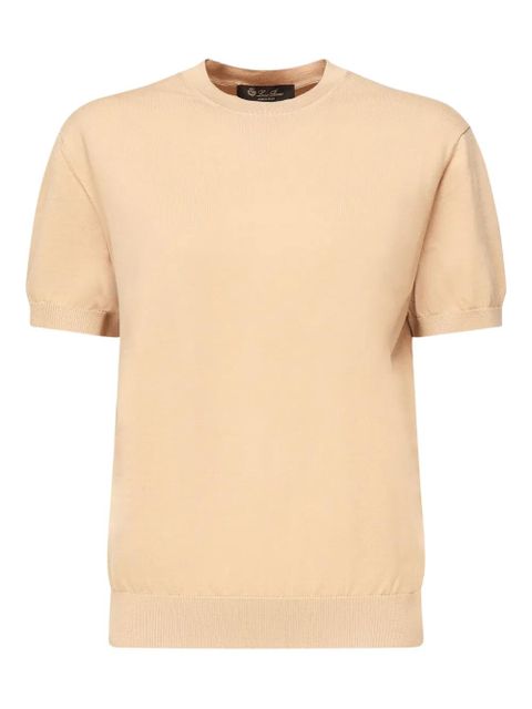 Loro Piana Ice Wish™ short-sleeve cotton T-shirt - Neutrals - zdjęcie produktu nr 1
