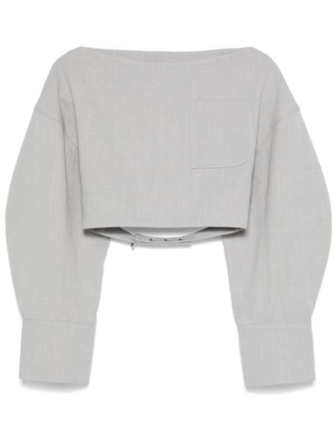 Jacquemus Le Haut Casaco top - Grey - zdjęcie produktu nr 1