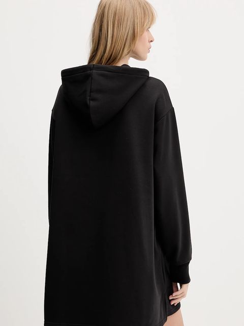 Vans sukienka kolor czarny mini oversize VN000RD2BLK1