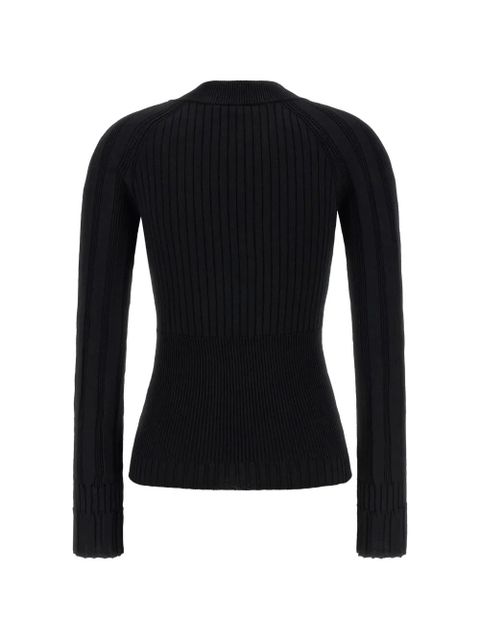 Balmain button V-neck cardigan - Black - zdjęcie produktu nr 2