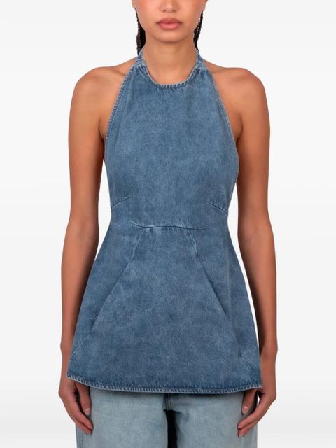 Gimaguas Lily halter-neck top - Blue - zdjęcie produktu nr 1