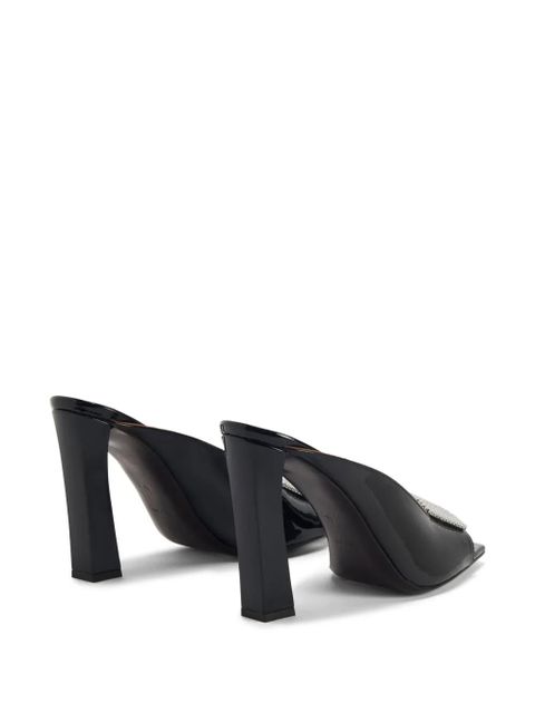 Giuseppe Zanotti 105mm GZ Mya Sparkle sandals - Black