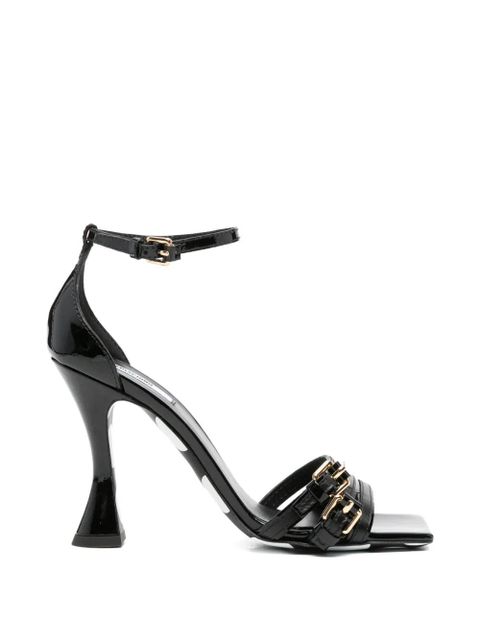 Moschino buckle-strap leather sandals - Black - zdjęcie produktu nr 1