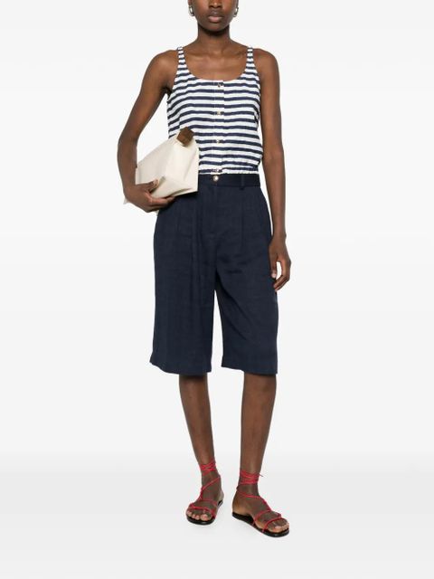 Maje striped-pattern button-fastening top - Blue - zdjęcie produktu nr 2