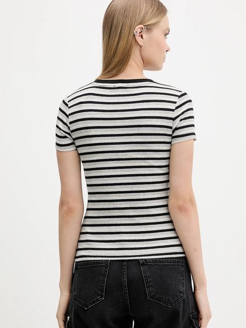 Guess Jeans t-shirt damski kolor czarny W5BP52 KA0H1