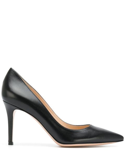 Gianvito Rossi Gianvito 85mm leather pumps - Black - zdjęcie produktu nr 1