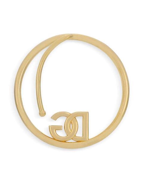 Dolce & Gabbana DG logo hoop earrings - Gold