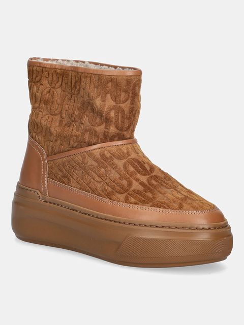 Furla śniegowce zamszowe Nuage Snow Boot kolor brązowy YK29NUA BX4215 RY000 - zdjęcie produktu nr 1