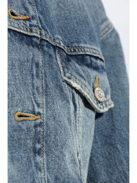 Balenciaga Hourglass denim jacket - Blue