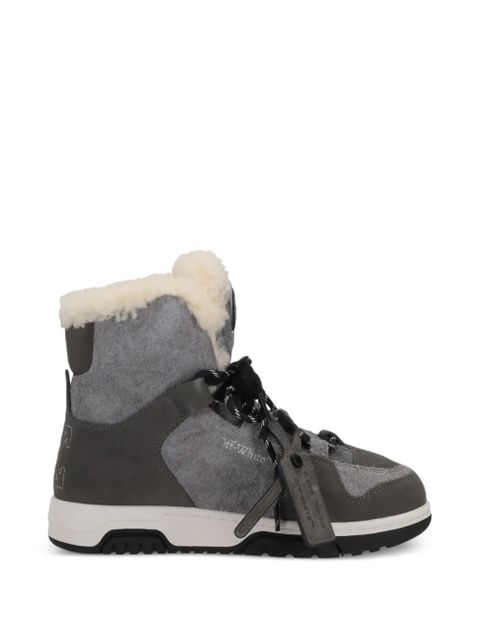 Off-White shearling boots - Grey - zdjęcie produktu nr 1