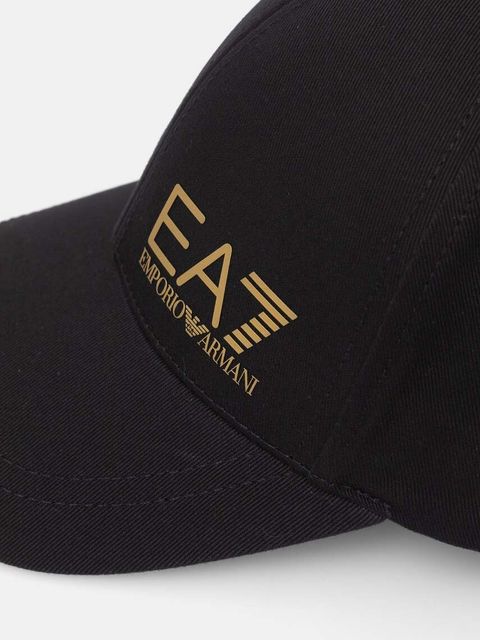 EA7 Emporio Armani czapka z daszkiem bawełniana