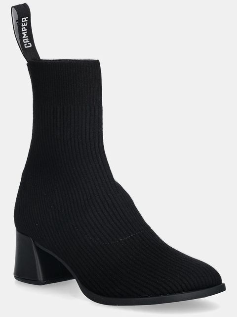 Camper botki Kora damskie kolor czarny na słupku K400800-001 - zdjęcie produktu nr 1