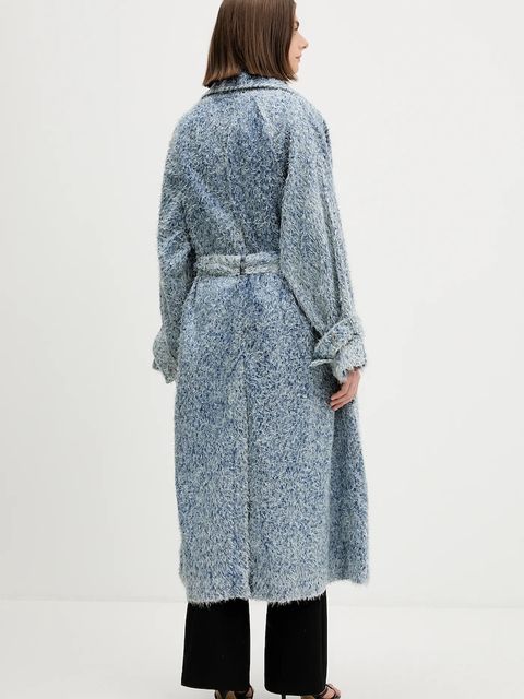 Hugo Blue płaszcz kolor niebieski 50546827 - zdjęcie produktu nr 2