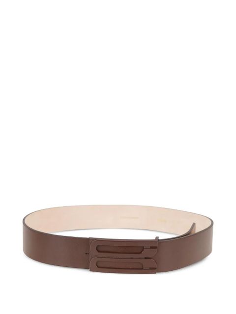 Victoria Beckham logo-plaque leather belt - Brown - zdjęcie produktu nr 2