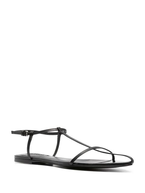 Jil Sander Thong ankle-strap sandals - Black - zdjęcie produktu nr 2
