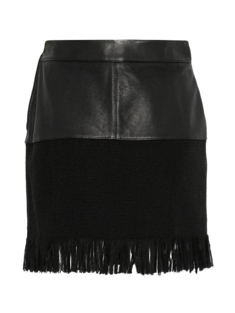 PINKO fringed panel skirt - Black - zdjęcie produktu nr 2