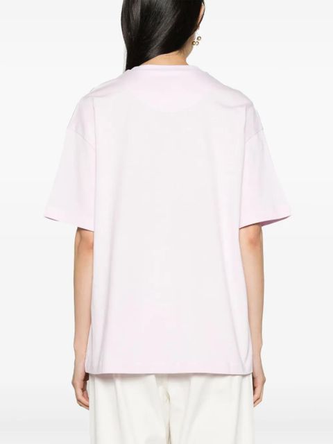 Jil Sander graphic-print cotton T-shirt - Pink